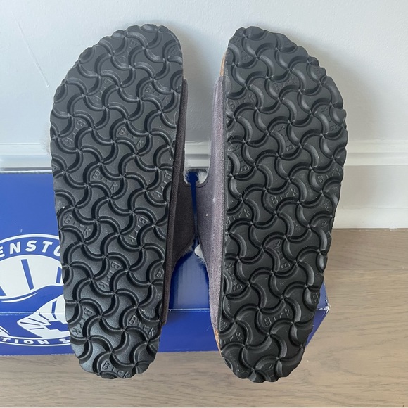 BIRKENSTOCK Arizona Shearling Stormy Gray Narrow Fit 38 - Picture 5 of 6